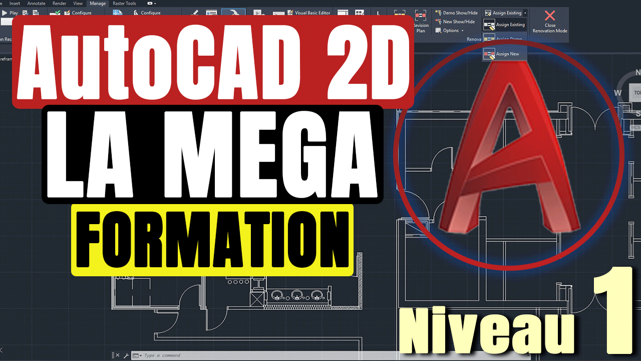 La MEGA formation Autocad 2D - 1