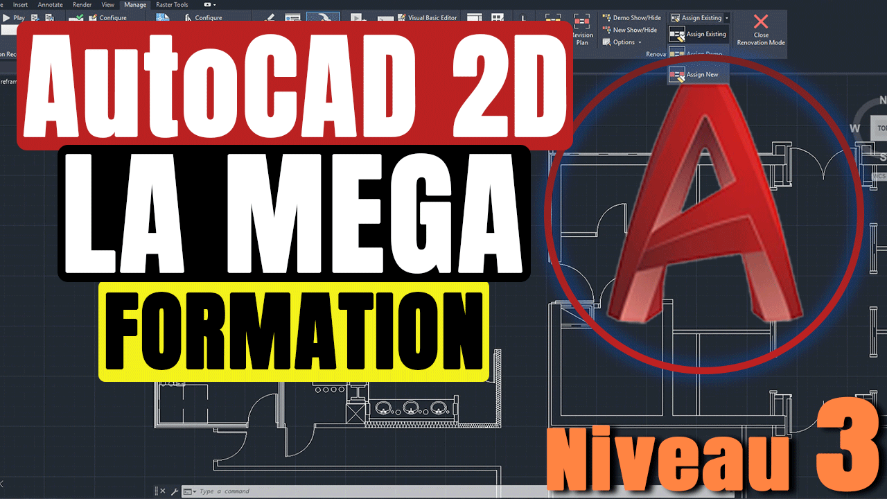 Méga formation Autocad 2D - 3
