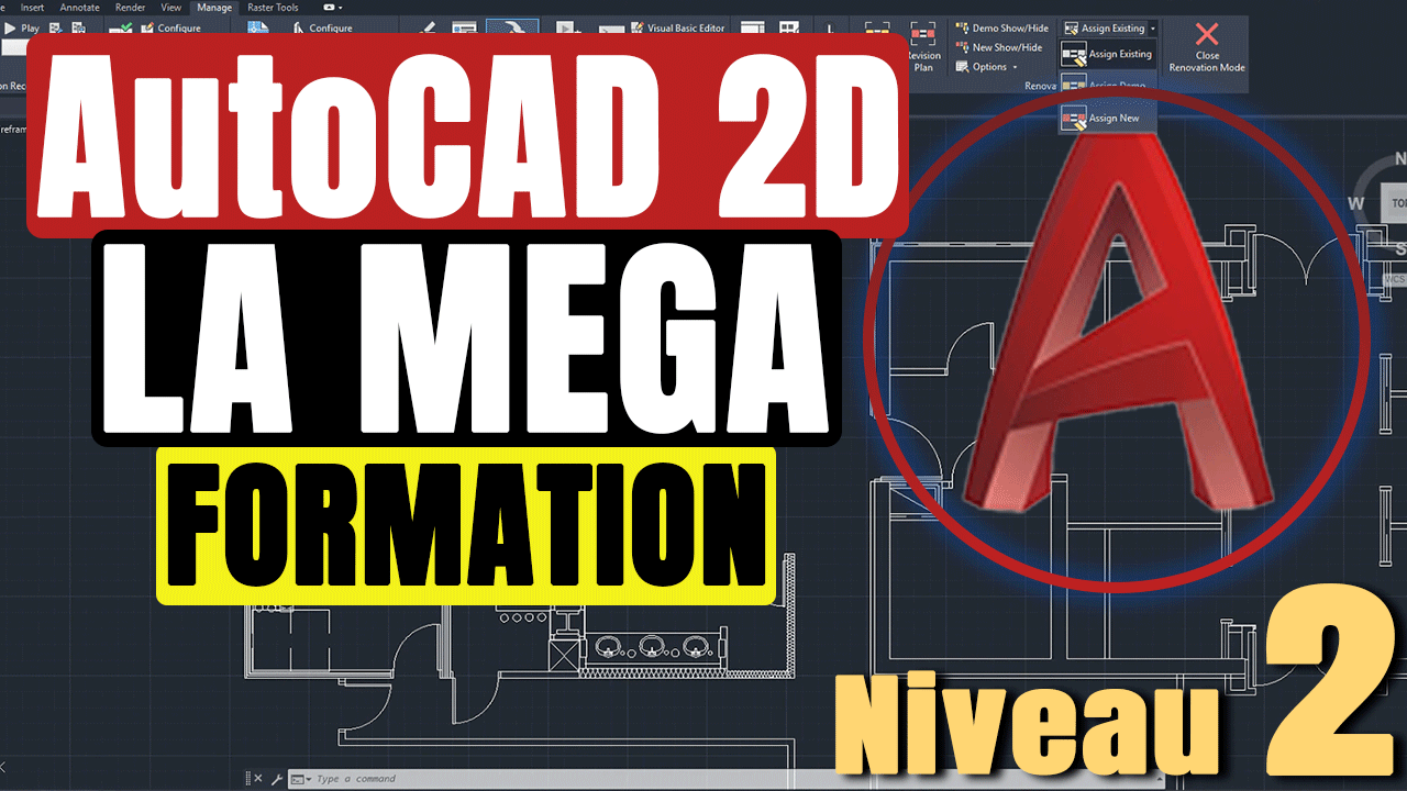 Méga formation Autocad 2D - 2
